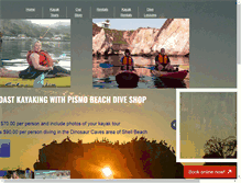 Tablet Screenshot of pismobeachdiveshop.net